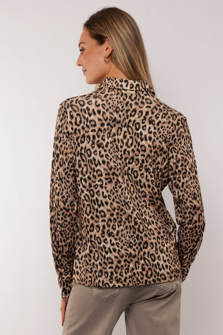 Jacqueline Bluse | Sahara/Schwarz