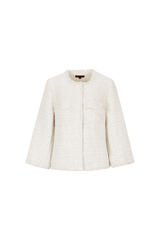 Aubree Jacke | Wolle Weiß