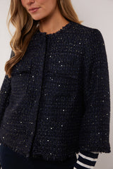 Aubree Jacke | Dunkelsaphir