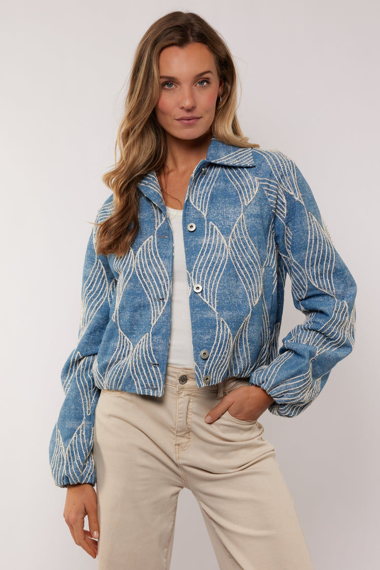 Zariah jacket | Denim Light Blue