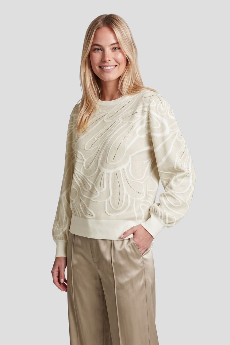 Olya top | Sand/Wool White