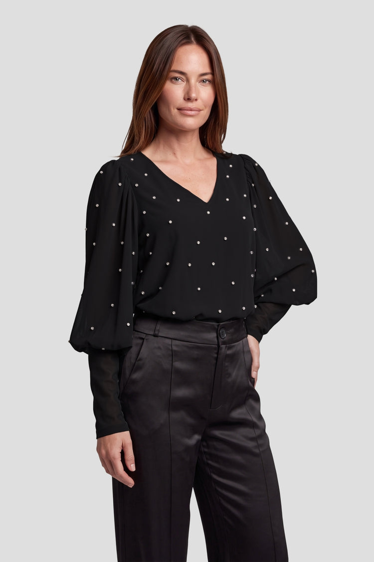 Aomi Top | Schwarz