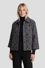 Rieva jacket | Black/Offwhite