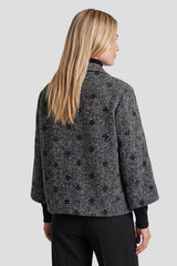Rieva jacket | Black/Offwhite