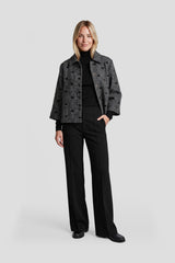 Rieva jacket | Black/Offwhite