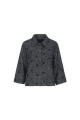 Rieva jacket | Black/Offwhite