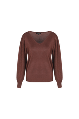 Isley gebreide top | Cappuccino