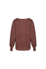 Isley gebreide top | Cappuccino