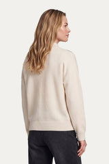 Poet gebreide top | Sand