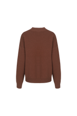 Poet gebreide top | Cappuccino