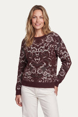 Kit trui | Warm Aubergine/Black