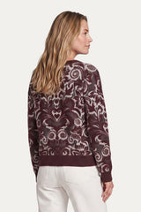 Kit trui | Warm Aubergine/Black