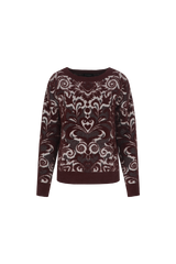 Kit trui | Warm Aubergine/Black