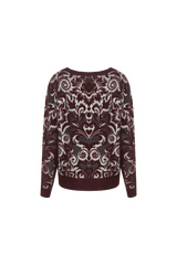 Kit trui | Warm Aubergine/Black