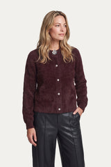 Weste Elsinore | Warmes Aubergine