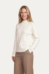 Willaine gebreide top | Wool White