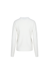 Willaine gebreide top | Wool White
