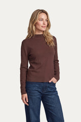 Wollstricktop | Cappuccino