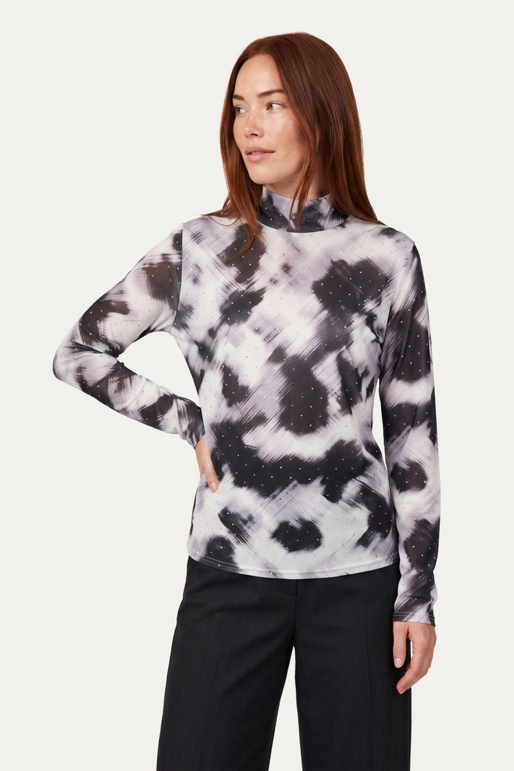 Hartley Top | Schwarz/Sand