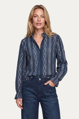 Vada-Bluse | Arctic Blue