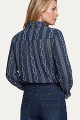 Vada-Bluse | Arctic Blue