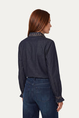 Minerva blouse | Denim Dark Blue