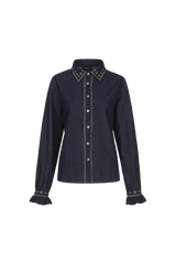 Minerva blouse | Denim Dark Blue