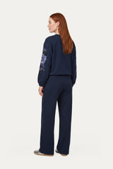 Cosima broek | PU Dark Blue