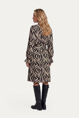 Sedona jurk | Sand/Black