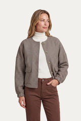 Seraphina jacket | Brown Sugar/Black