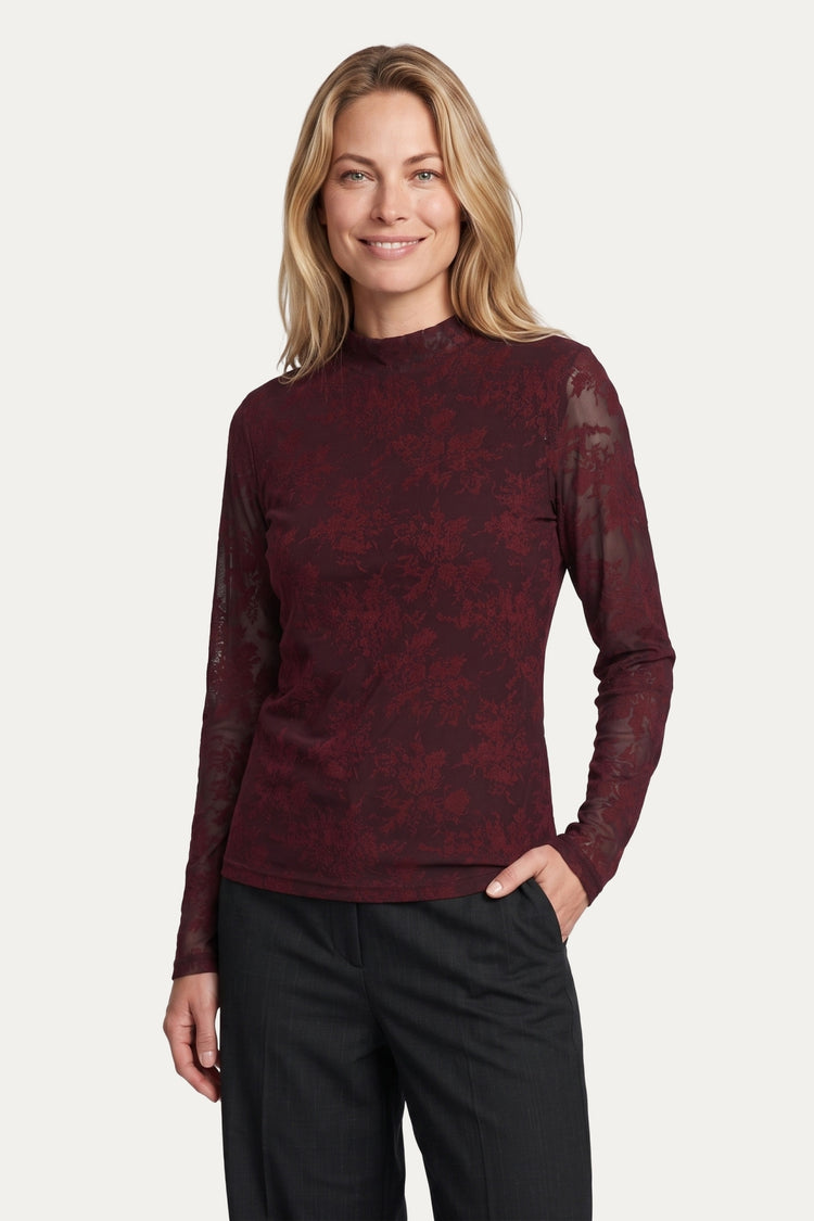 Gwyneth top | Warm Aubergine