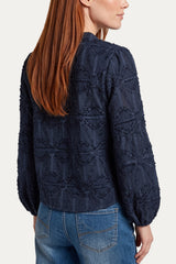 Araminta blouse | PU Dark Blue