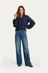 Araminta blouse | PU Dark Blue