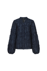 Araminta blouse | PU Dark Blue