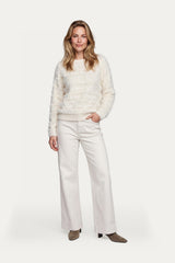 Amabel top | Wool White