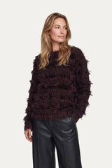 Amabel top | Warm Aubergine