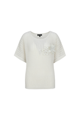 Vanja gebreide top | Sand