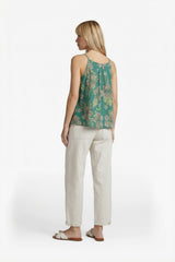 Jelena top | Vintage Green/Brown Sugar