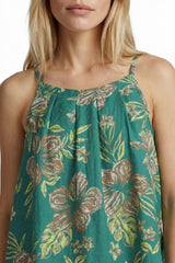 Jelena top | Vintage Green/Brown Sugar