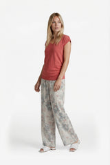 Svea broek | Sand/Teal