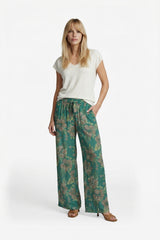 Svea broek | Vintage Green/Brown Sugar