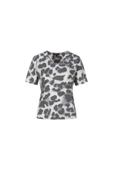 Elvi gebreide top | Sand/Black