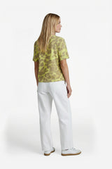 Elvi gebreide top | Cyber Lime/Walnut