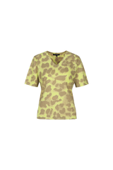 Elvi gebreide top | Cyber Lime/Walnut