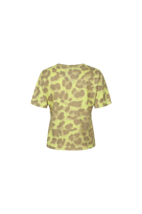 Elvi gebreide top | Cyber Lime/Walnut