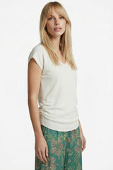 Silja gebreide top | Sand