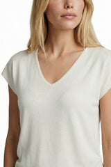 Silja gebreide top | Sand