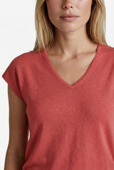 Silja knitted top | Cranberry