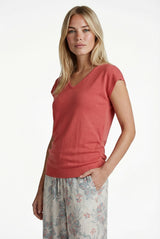 Silja knitted top | Cranberry