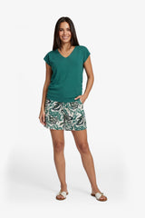 Silja gebreide top | Vintage Green